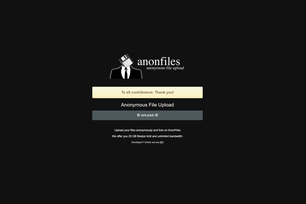 Dosya paylaşım sitesi AnonFiles, çok fazla kötüye kullanım gerekçesiyle kapandı post image