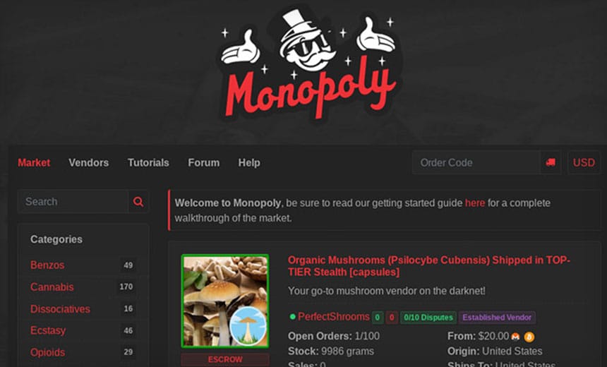 ABD Adalet Bakanlığı, Hırvatistan ve Sırbistan vatandaşı bir kişiyi Monopoly Market'i kurmak ve işletmek ile suçladı post image